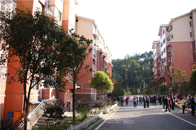 与会代表在大同大道同康小区易地扶贫搬迁点观摩.jpg